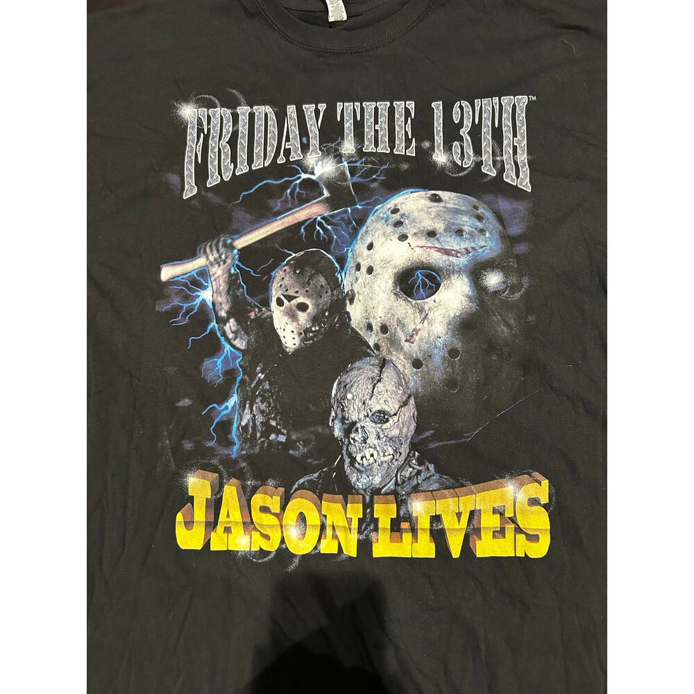 FRIDAY THE 13th New Jason Lives SS Graphic Cotton Tee Size 3XL